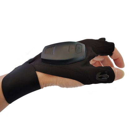 LED Gloves with Waterproof Lights
