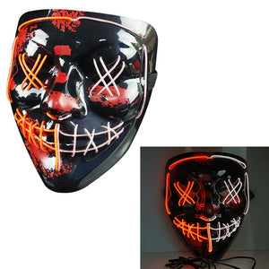 Z_EL Halloween Colorful Mask Dance Equipment