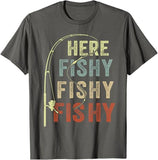 T-shirt Here Fishing