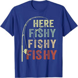 T-shirt Here Fishing