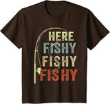 T-shirt Here Fishing