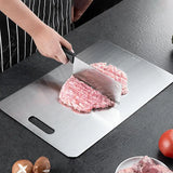 Double-Sided Titanium Camping Cutting Board