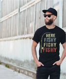 T-shirt Here Fishing