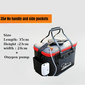 b_Foldable Waterproof Fishing Bucket-Live Fish Container