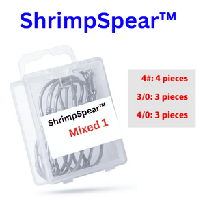 Live Fish Hook on Shrimp Back