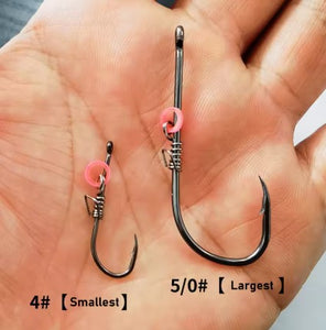 Live Fish Hook on Shrimp Back