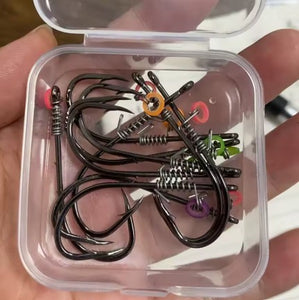Live Fish Hook on Shrimp Back