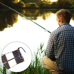 Secure baiting tool for fishing hooks: worm bait clip in action
