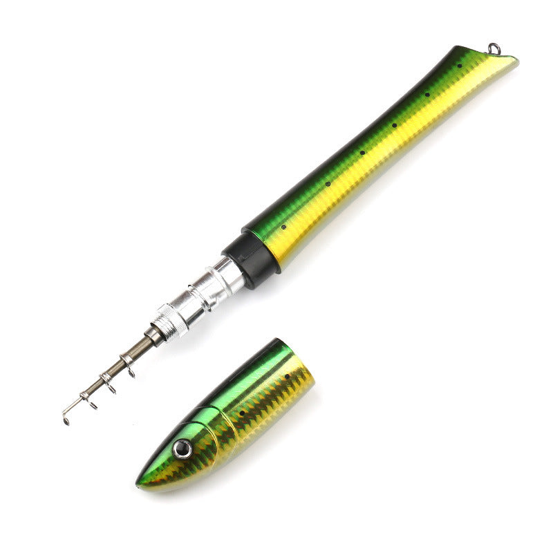 Compact and portable pen rod for easy transport during fishing trips