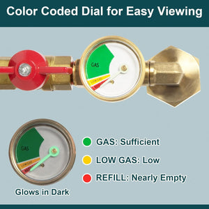 Durable ShineGasPro propane adapter with leak-free design