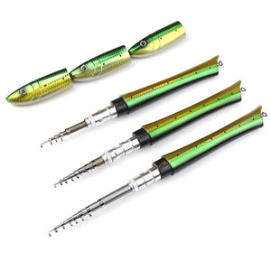 Durable pen rod designed for ice and rock fishing adventures