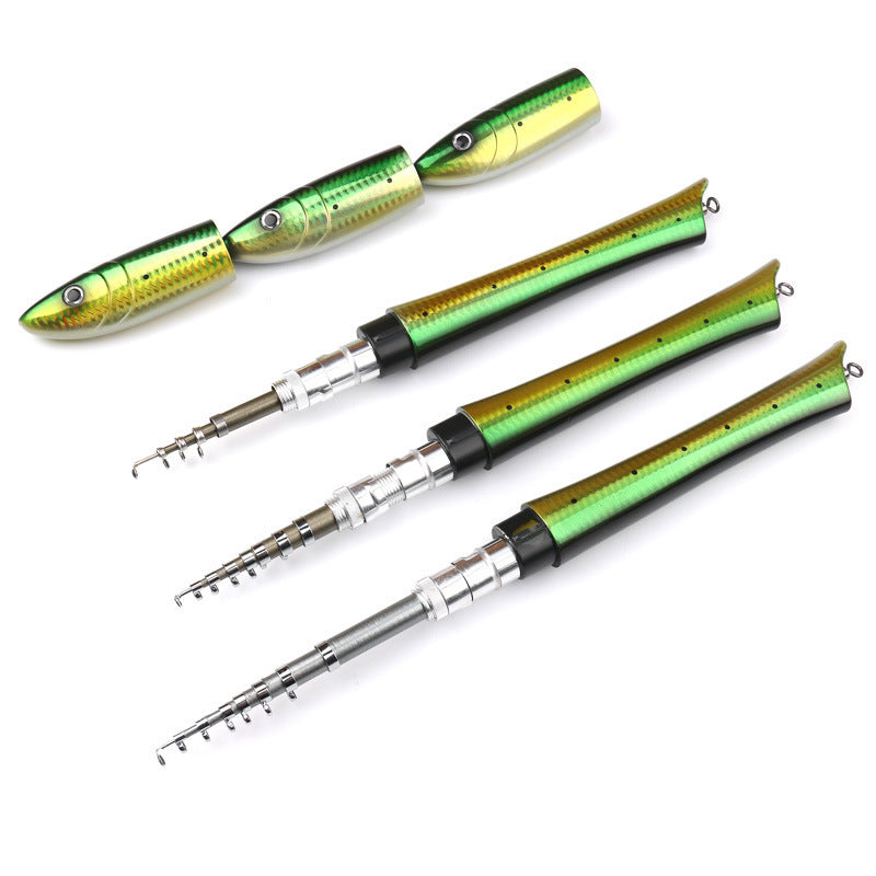 Durable pen rod designed for ice and rock fishing adventures
