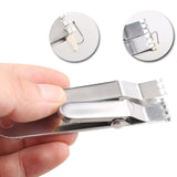 Durable worm bait clip for hassle-free fishing experiences.