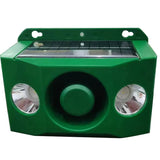 Eco-friendly ultrasonic animal repellent for outdoor use