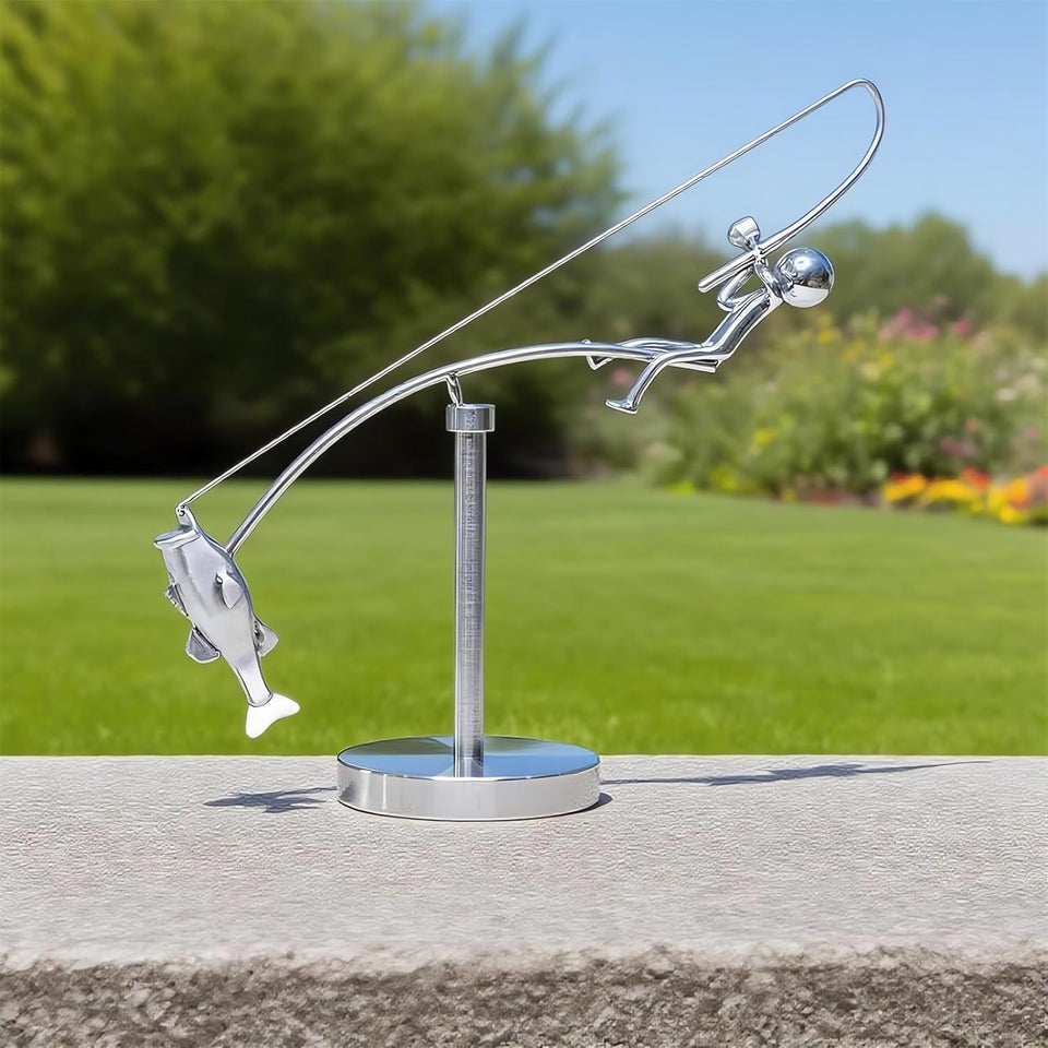 Fisherman Balancing Sculpture
