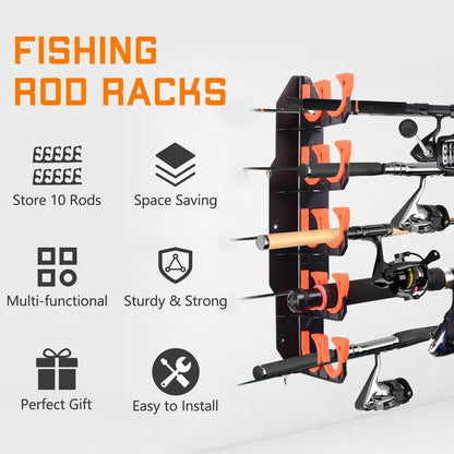 Fishing Rod Holder For Garage