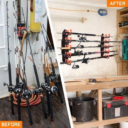 Fishing Rod Holder For Garage
