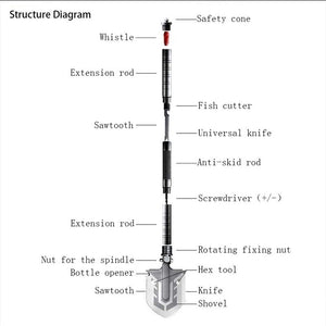 foldable shovel