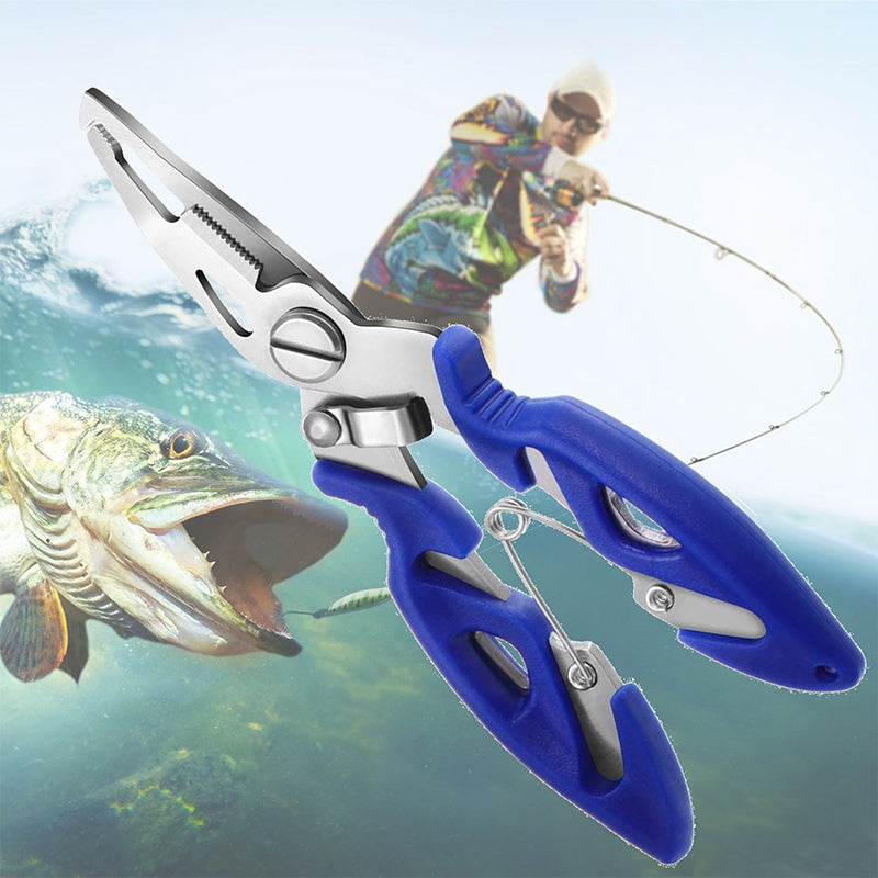 High-quality fishing pliers for easy hook removal and line cutting