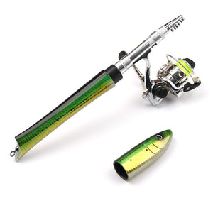 LUYA Ice Fishing Rock Fishing Pen Rod – Portable, Durable Fishing Rod for Outdoor Use