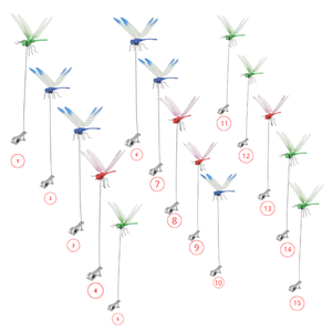 3D Dragonfly Clip