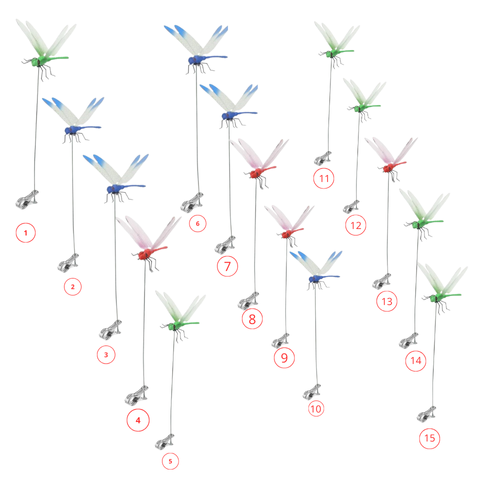 3D Dragonfly Clip