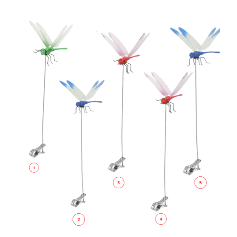 3D Dragonfly Clip