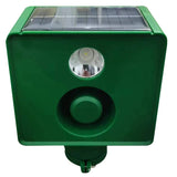 Solar-Powered Animal Repeller with Flashing Light and Ultra-High Sound