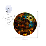 Z_Halloween Pumpkin Bat Ghost Acrylic Hang Decorations