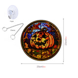 Z_Halloween Pumpkin Bat Ghost Acrylic Hang Decorations