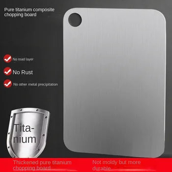 Double-Sided Titanium Camping Cutting Board