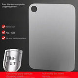 Double-Sided Titanium Camping Cutting Board