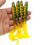 Realistic artificial freshwater bait for fishing, lightweight and durable.