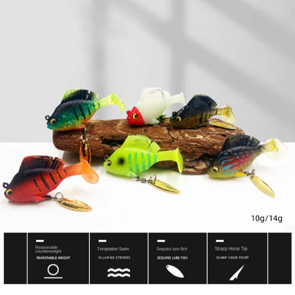 🎣 Pre-Rigged Soft Lures