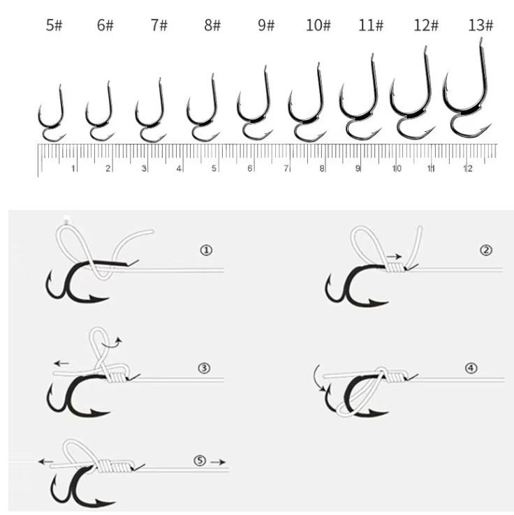 Fishing Hook Sea Fishing 10Pcs