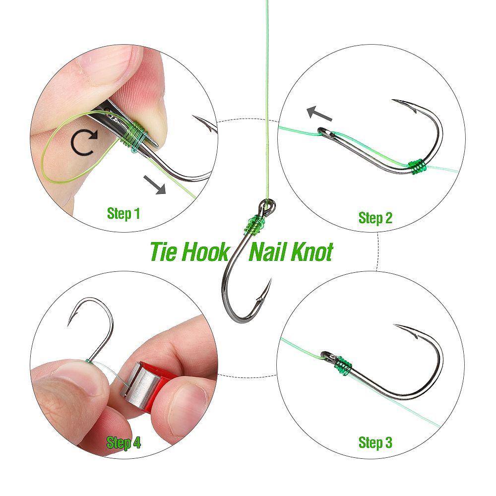 Fishing tool quick knot tie and scissors