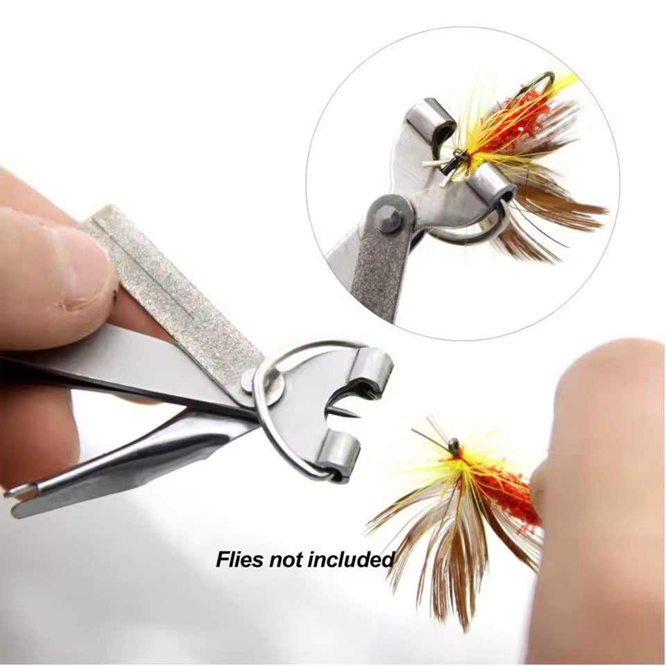 a Fishing tool quick knot tie and scissors