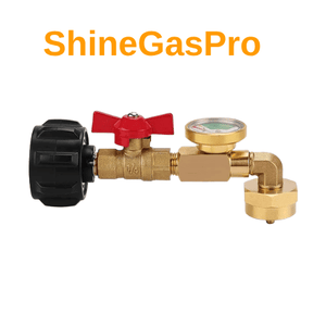 ShineGasPro propane refill adapter for 1 lb propane tanks