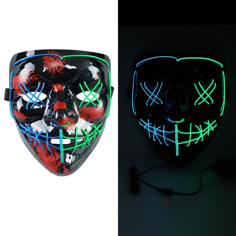 Z_EL Halloween Colorful Mask Dance Equipment