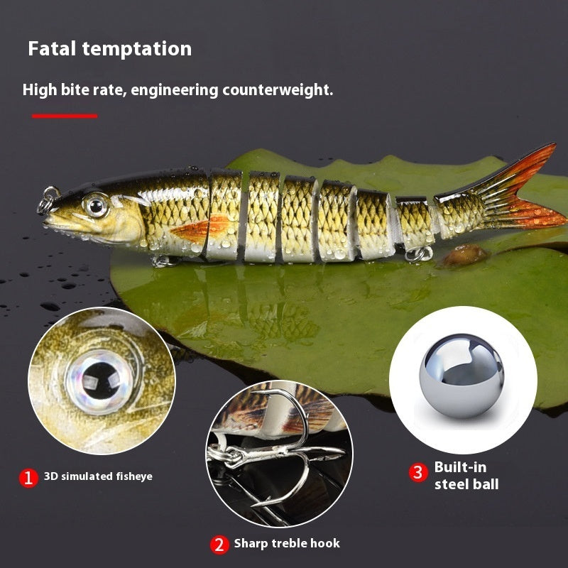 Multi-Section Bionic Loach Lure