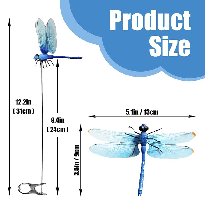3D Dragonfly Clip