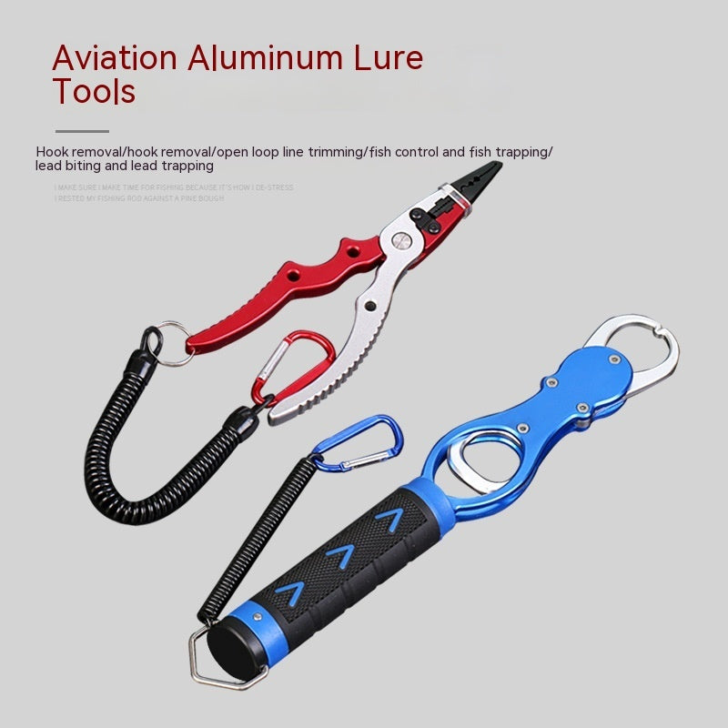 Aviation Aluminum Fish Grip Tools With Scale