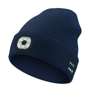 LED Rechargeable Knit Hat