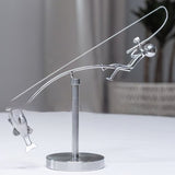 Fisherman Balancing Sculpture