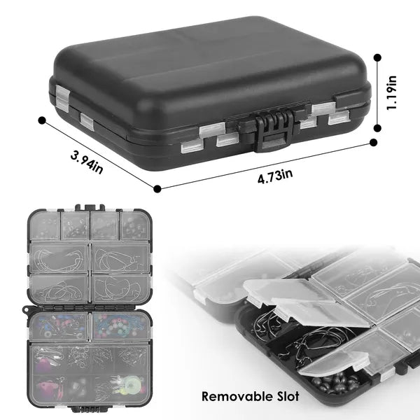 TackleMaster™ 188PCS Fishing Tackle Kit
