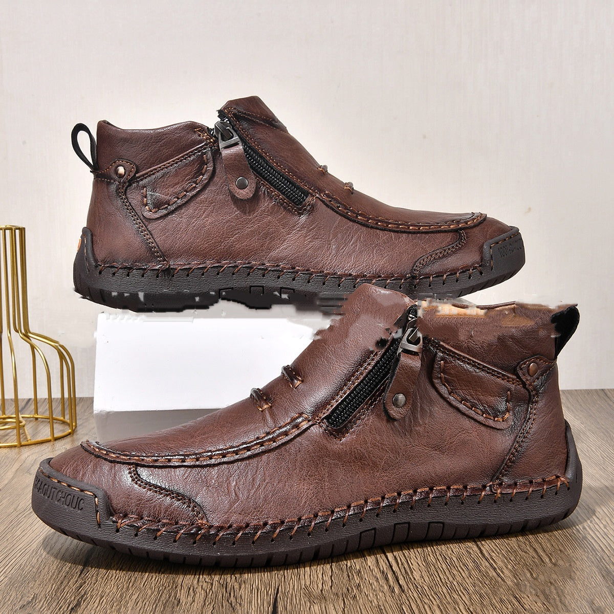 Mid-top Cross-border Martin Boots Vintage Men's