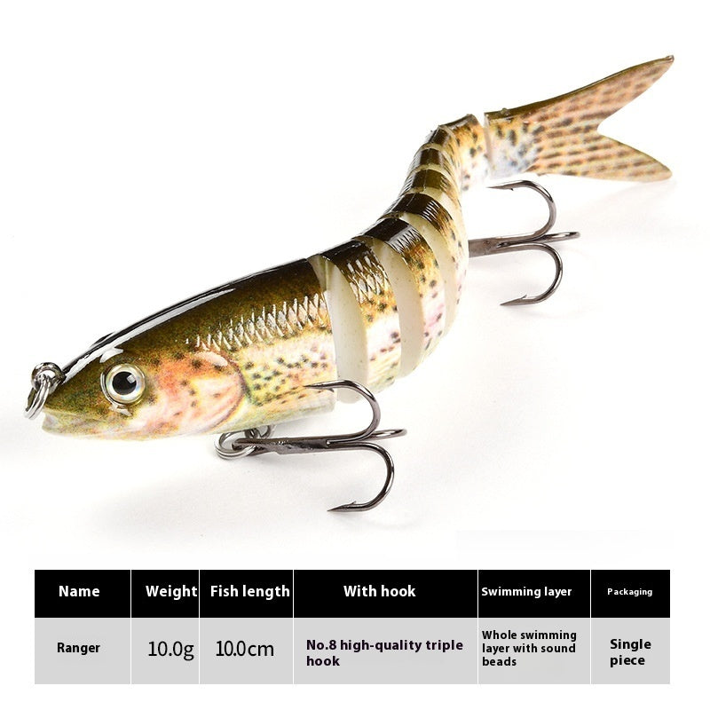 Multi-Section Bionic Loach Lure