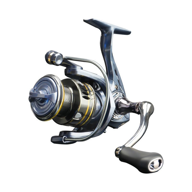 Fishing reel on a white background