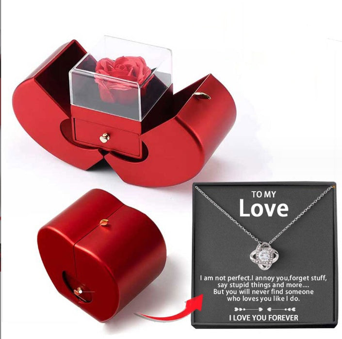 RoseLuxe™ Eternal Rose Necklace Gift Box