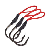 Large Black Bold Iron Plate Hook With Barbs